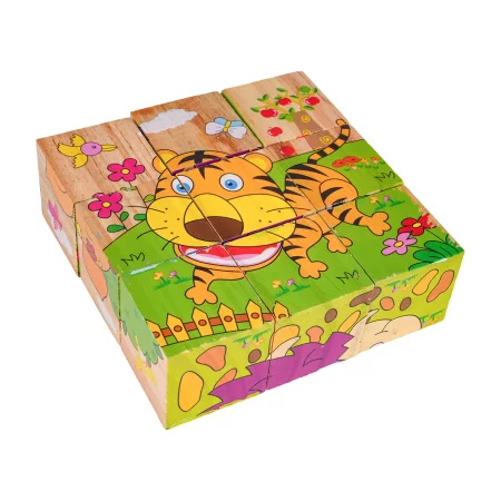 Klocki Drewniane Dla Najmłodszych Edycja Zwierzątka