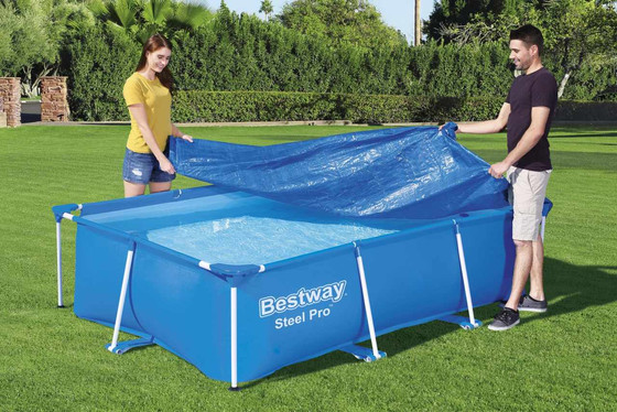Pokrywa 264x174cm na Basen stelażowy Steel Pro 259x170x61cm BESTWAY