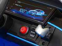 Autko BMW i4 na akumulator dla dzieci Niebieski + Wolny Start + EVA + Ekoskóra + Audio LED + Pilot