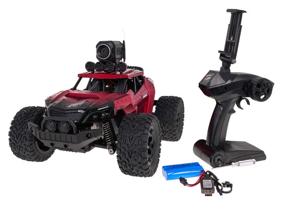 MEGA Crawler PIONEER Z Kamerą Czerwony