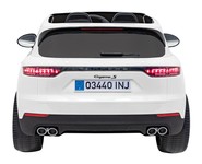 Porsche Cayenne S na akumulator dla dzieci Lakier Biały + Pilot + Wolny START + EVA + Audio LED