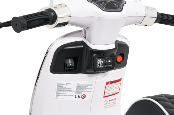 Pojazd Skuter Vespa ROMA Biały