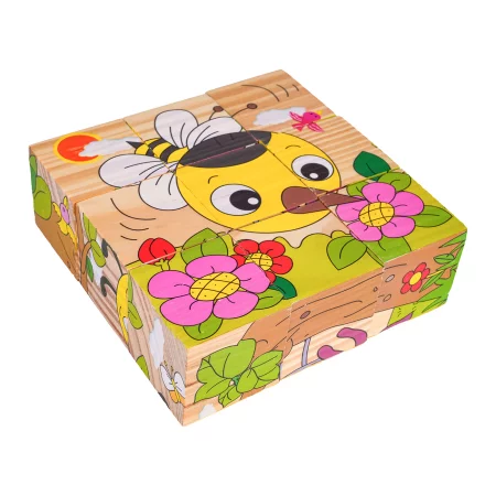 Klocki Drewniane Dla Najmłodszych Edycja Owady
