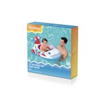 Dmuchany Ponton do pływania Samolot dla dzieci 3+ BESTWAY 109x97cm + Dmuchana szybka