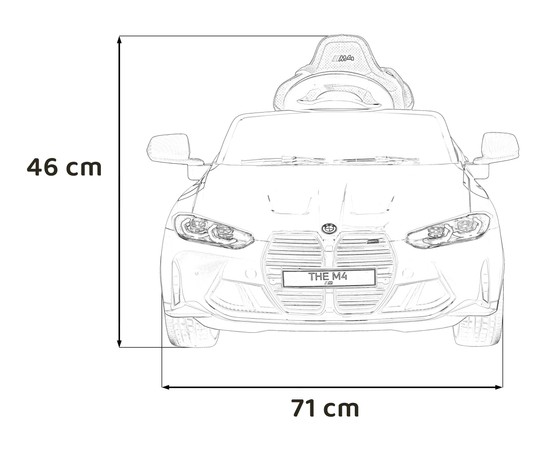 Pojazd BMW M4 Czarny