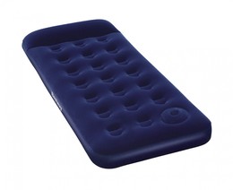 Materac Welurowy z Pompką 185 76 28cm BESTWAY