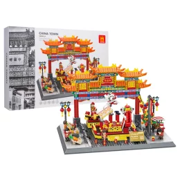Zestaw Klocków Seria Budynki China Town 1245el.