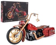 Klocki Motocykl 2111el. Czerwony
