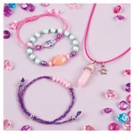 MAKE IT REAL Zestaw do tworzenia biżuterii Positive Gems, zabawka kreatywna