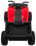 Quad XL ATV na akumulator dla dzieci Czerwony + Napęd 4x4 + Bagażnik + Wolny Start + EVA + Audio LED