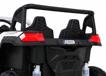 Buggy ATV Strong Racing dla 2 dzieci Biały + Silnik bezszczotkowy + Pompowane koła + Audio LED