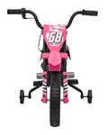 Motor PANTONE 361C na akumulator dla dzieci Różowy + Panel audio + Wolny Start + Koła EVA