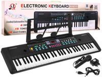 Keyboard dla dzieci 5+ Stojak na nuty Mikrofon + Kolorowe przyciski - model nr 605