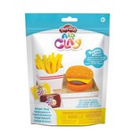 PLAY-DOH Air Clay Foodie BURGER Z FRYTKAMI, zabawka kreatywna