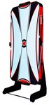 Cymbergaj dla dzieci + Stół do gry z MDF + Rodzinna gra Air Hockey czerwony 152x74x80cm