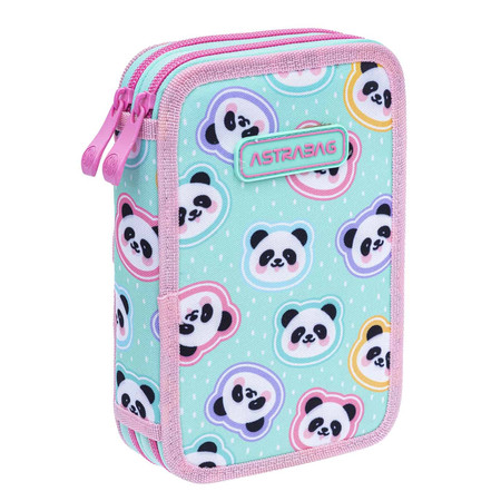 Piórnik podwójny ASTRABAG MINTY PANDAS