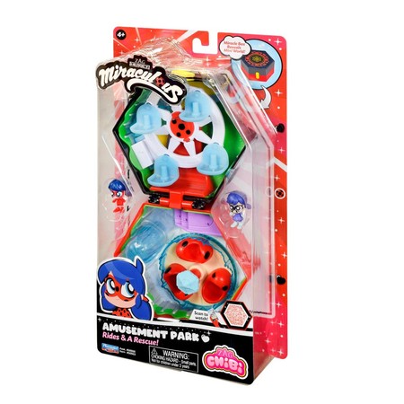 MIRACULOUS: BIEDRONKA I CZARNY KOT Chibi Park Rozrywkowy, figurka