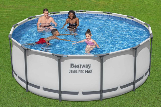 Basen Stelażowy Steel Pro MAX 396x122 13FT BESTWAY 5w1 + Akcesoria