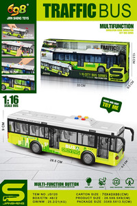 Autobus z Funkcją Świateł i Dźwięku Zielony