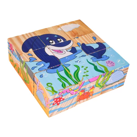 Klocki Drewniane Dla Najmłodszych Edycja Ocean