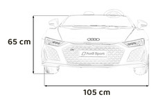 Pojazd Audi Spyder R8 LIFT Biały