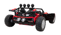 Auto Buggy Racing 5 na akumulator dla dzieci Czerwony + Silniki 2x200W + Pilot + Audio LED + Wolny Start