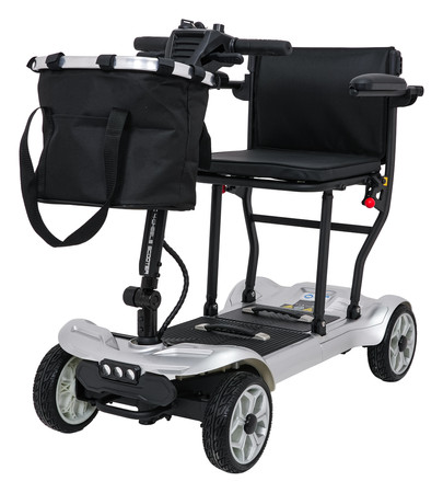 Skuter Elektryczny Czterokołowy dla Seniorów EasyGo Szary