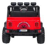 Pojazd Jeep BEAST 4x4 Czerwony