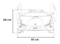 Pojazd Lamborghini SIAN Niebieski