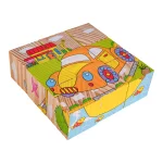 Klocki Drewniane Dla Najmłodszych Edycja Pojazdy