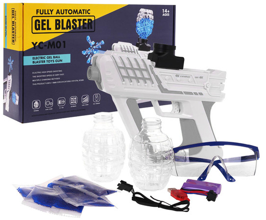 Pistolet GEL BLASTER Szary + Akcesoria