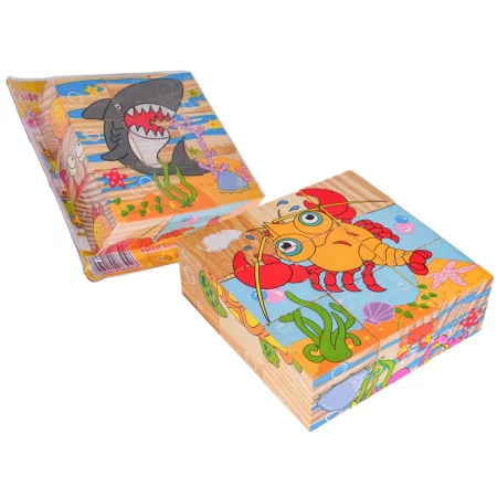 Klocki Drewniane Dla Najmłodszych Edycja Ocean