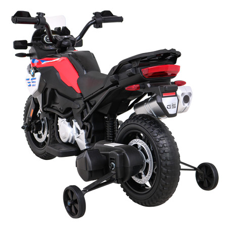 Motor BMW F850 GS na akumulator dla dzieci Czerwony + Kółka pomocnicze + Audio LED + Wolny Start + EVA
