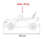 Pojazd BMW M4 Czerwony