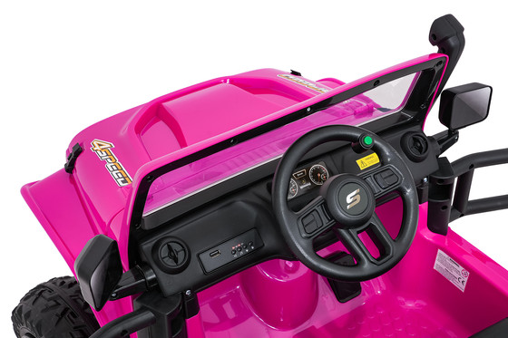 Pojazd Jeep Monster Różowy
