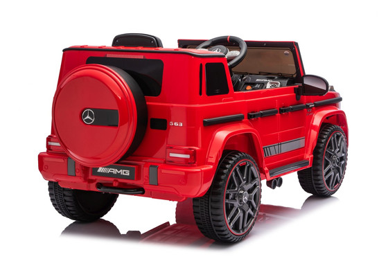 Pojazd Mercedes G63 AMG LIFT Czerwony