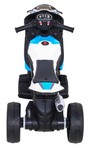 Motor BMW HP4 na akumulator dla dzieci Niebieski + 3 Koła + LED + MP3 USB + Ekoskóra