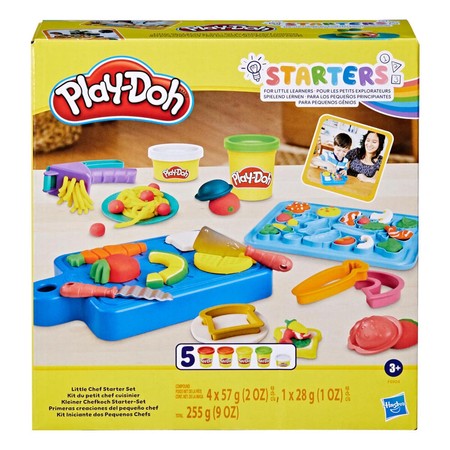 PLAY-DOH Starters Mały Kucharz i Nauka Krojenia, zabawka kreatywna