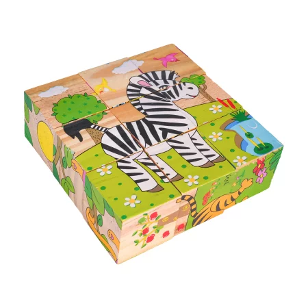 Klocki Drewniane Dla Najmłodszych Edycja Zwierzątka