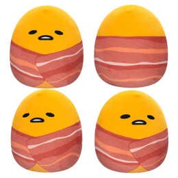 SQUISHMALLOWS Gudetama JAJKO W BOCZKU, pluszak, 20 cm