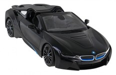 BMW i8 Roadster czarny RASTAR model 1:12 Zdalnie sterowane auto + pilot 2,4 GHz