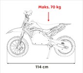 Pojazd Motor RENEGADE 50R Czerwony