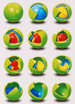 Przestrzenne Puzzle Kula 3D dla dzieci 4+ Łamigłówka Gra logiczna