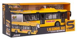 Autobus Żółty Z Funkcją Świateł i Dźwięku