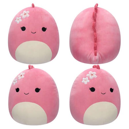 SQUISHMALLOWS Sakura Pink Dinosaur, pluszak, 30 cm