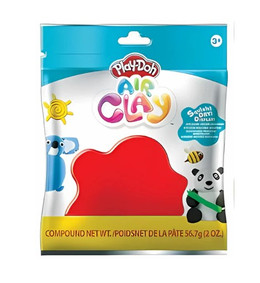 PLAY-DOH Air Clay Colors, zabawka kreatywna CZERWONY