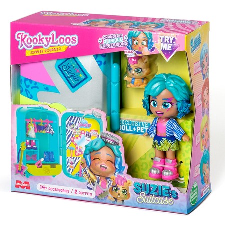 KOOKYLOOS Suzie Q Walizka lalka, figurka