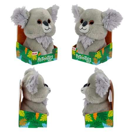 RUSS PetooTies Pets Jungle Friends Seria 16, Higgens, pluszak, 10 cm