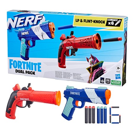 NERF Fortnite Dual Pack, pistolety i wyrzutnie
