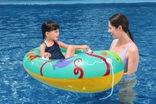 Dmuchany Ponton do pływania Morskie zwierzęta dla dzieci 3+ BESTWAY 119x79cm + Dmuchane dno